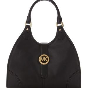 MK black Hudson bag